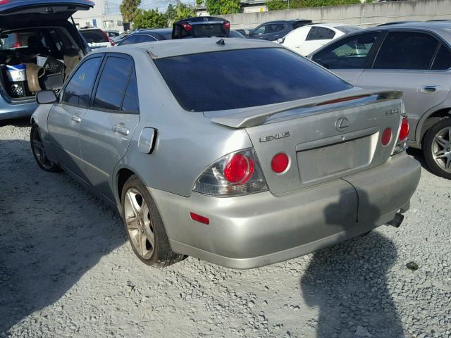 JTHBD182310002849 - 2001 LEXUS IS 300 SILVER photo 3