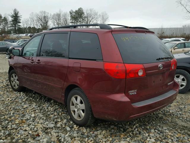 5TDKK4CC4AS317214 - 2010 TOYOTA SIENNA CE RED photo 3