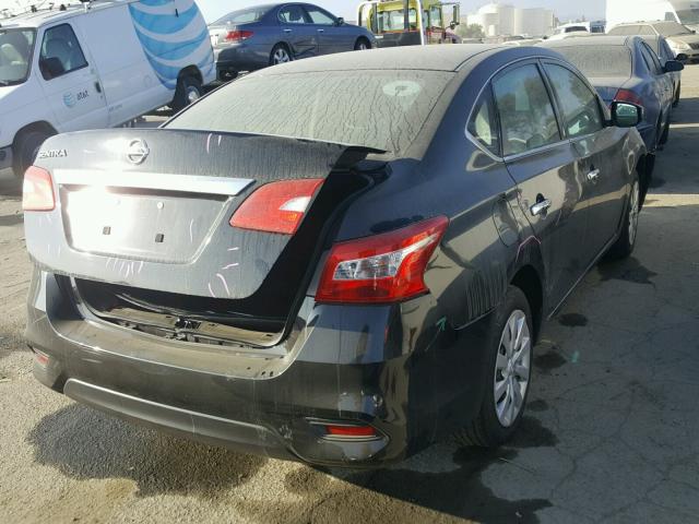 3N1AB7AP5GY248699 - 2016 NISSAN SENTRA S BLACK photo 4