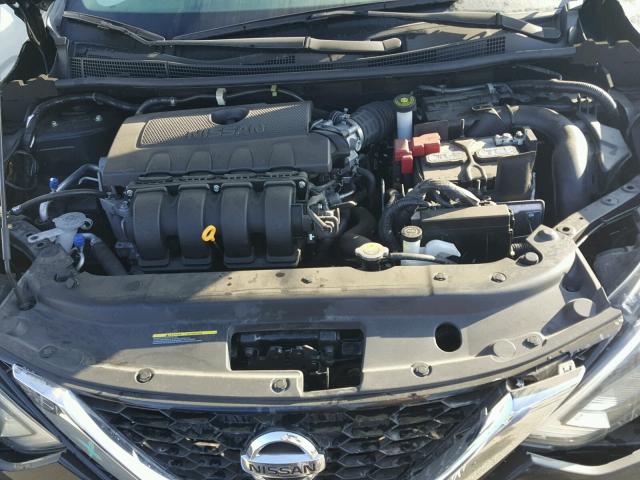 3N1AB7AP5GY248699 - 2016 NISSAN SENTRA S BLACK photo 7