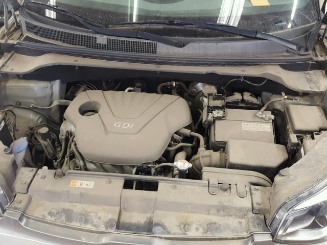 KNDJN2A26F7191568 - 2015 KIA SOUL GRAY photo 7