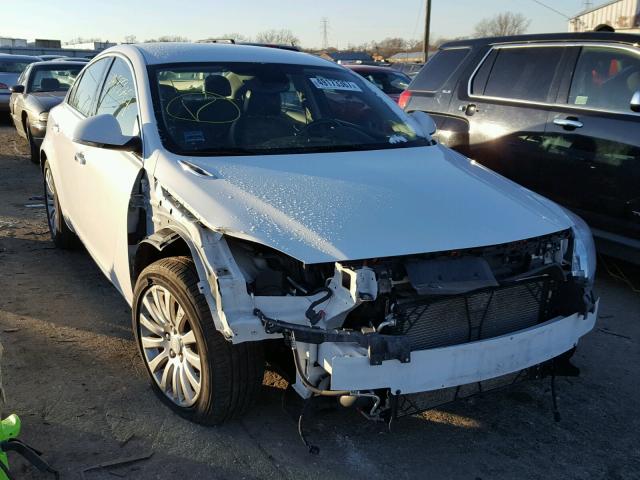 2G4GS5EV1C9214317 - 2012 BUICK REGAL PREM WHITE photo 1