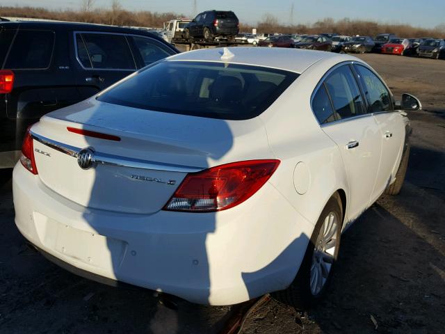 2G4GS5EV1C9214317 - 2012 BUICK REGAL PREM WHITE photo 4