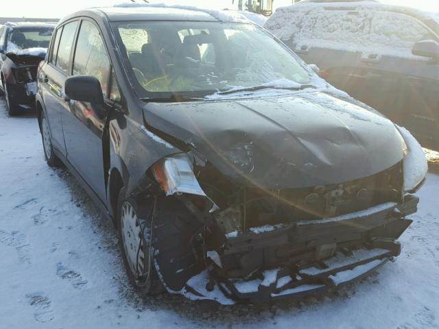 3N1BC13E97L453479 - 2007 NISSAN VERSA S BLACK photo 1