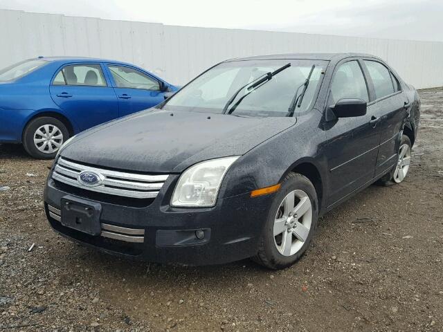 3FAHP07136R181364 - 2006 FORD FUSION SE BLACK photo 2