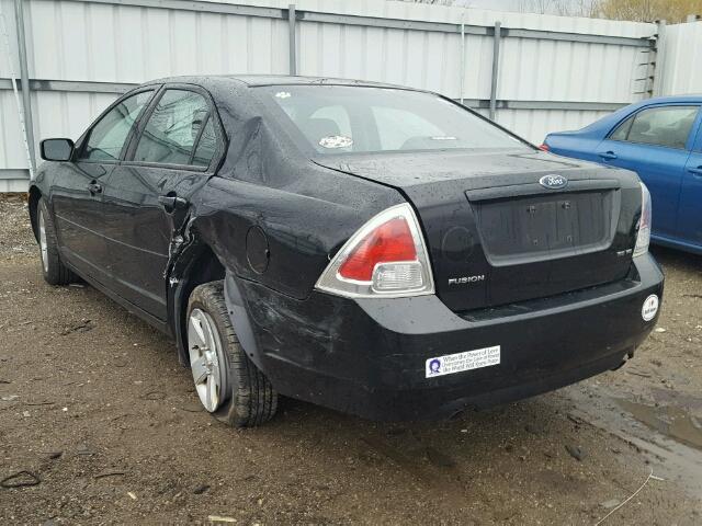 3FAHP07136R181364 - 2006 FORD FUSION SE BLACK photo 3