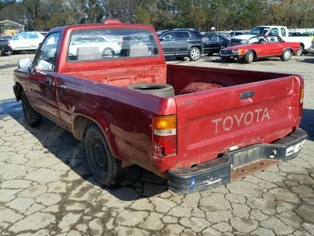 4TARN81A6RZ264410 - 1994 TOYOTA PICKUP 1/2 MAROON photo 3