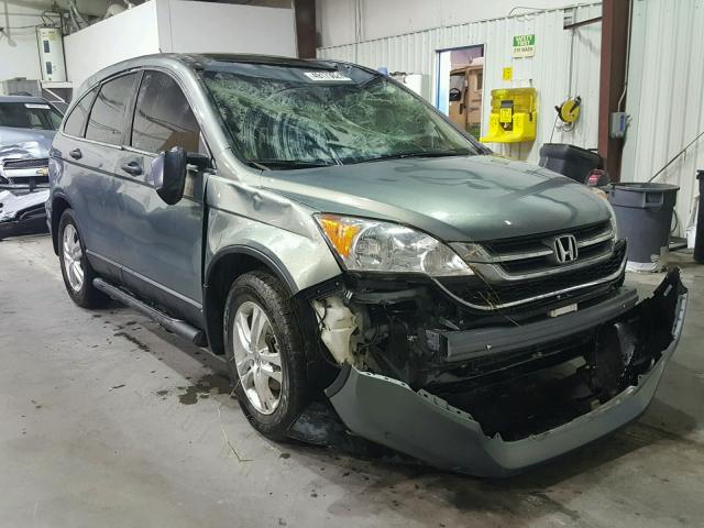 JHLRE4H51BC033254 - 2011 HONDA CR-V EX BLUE photo 1