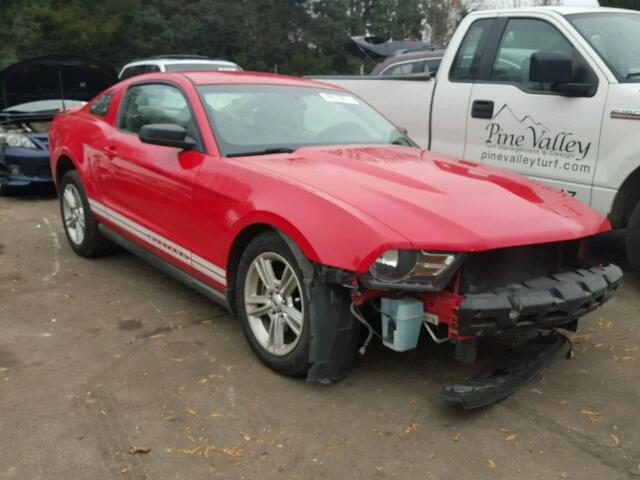 1ZVBP8AN0A5125773 - 2010 FORD MUSTANG RED photo 1