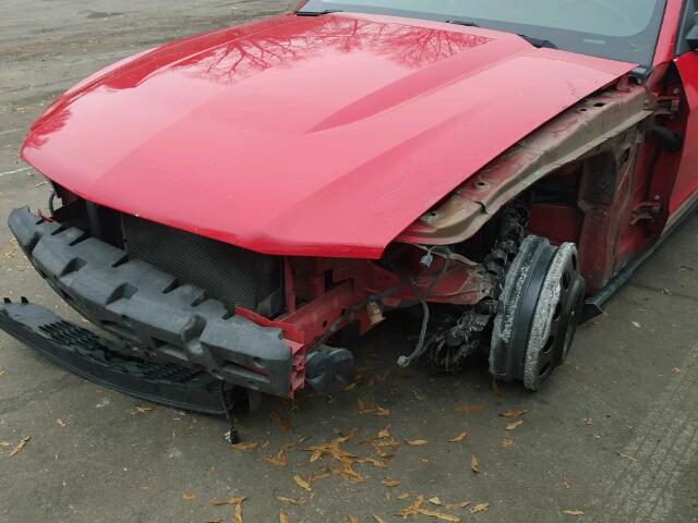 1ZVBP8AN0A5125773 - 2010 FORD MUSTANG RED photo 9