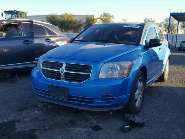 1B3HB48B68D561643 - 2008 DODGE CALIBER SX BLUE photo 2