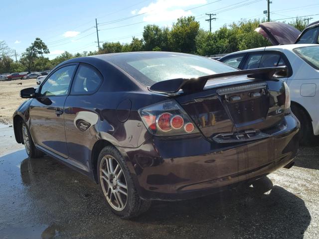 JTKDE167780236744 - 2008 TOYOTA SCION TC 勃艮第红 照片 3