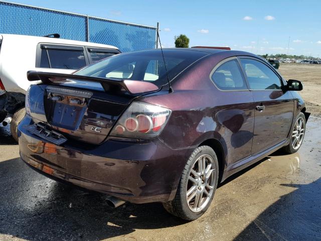 JTKDE167780236744 - 2008 TOYOTA SCION TC 勃艮第红 照片 4