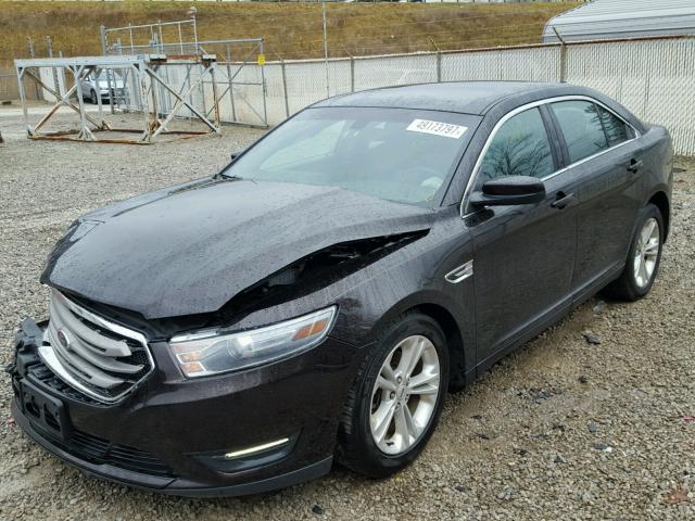 1FAHP2E89DG229045 - 2013 FORD TAURUS SEL BLACK photo 2