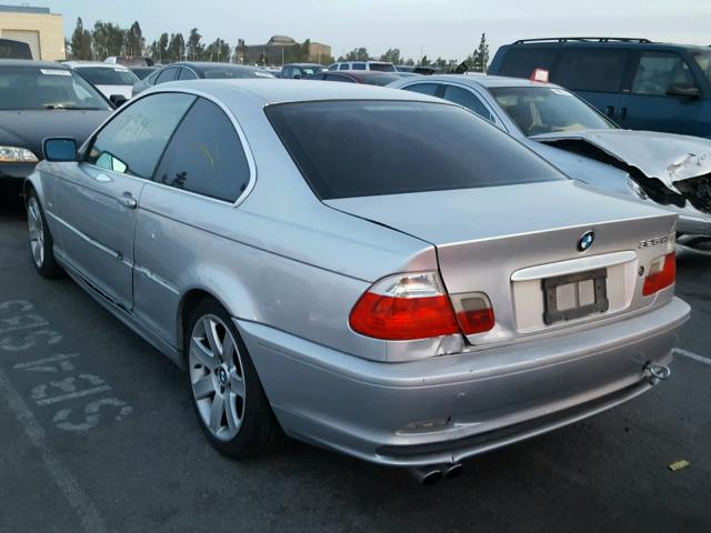 WBABN73433PJ15220 - 2003 BMW 325 CI SILVER photo 3