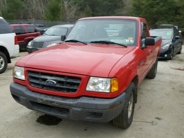 1FTYR10U81TB08805 - 2001 FORD RANGER RED photo 2