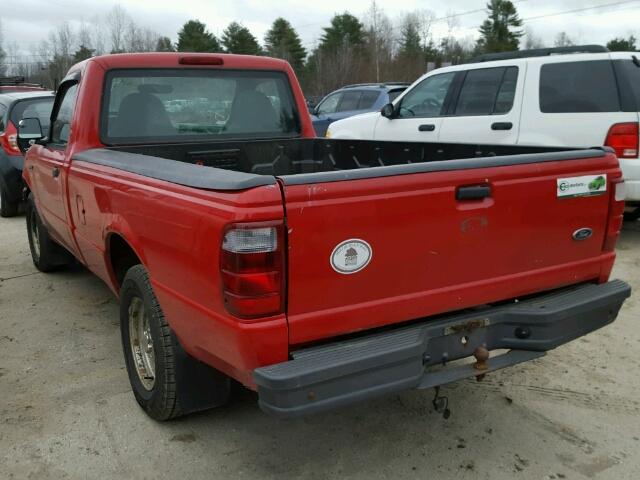 1FTYR10U81TB08805 - 2001 FORD RANGER RED photo 3