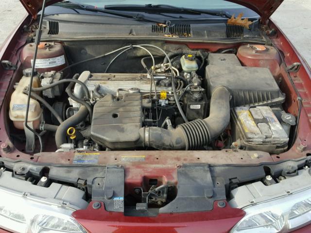 1G3NL52F53C108337 - 2003 OLDSMOBILE ALERO GL MAROON photo 7