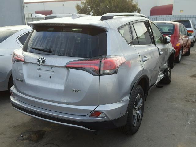 JTMWFREV0JJ174387 - 2018 TOYOTA RAV4 ADVEN SILVER photo 4