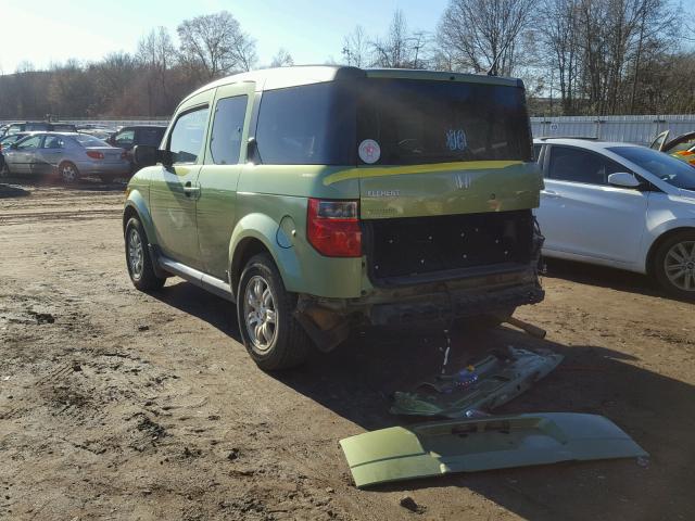 5J6YH18796L011891 - 2006 HONDA ELEMENT EX GREEN photo 3