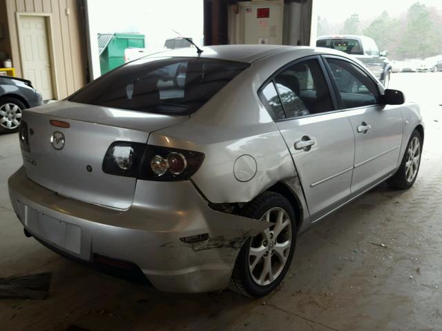 JM1BK32G991248463 - 2009 MAZDA 3 I SILVER photo 4