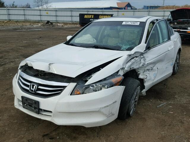 1HGCP2F80CA162793 - 2012 HONDA ACCORD EXL WHITE photo 2