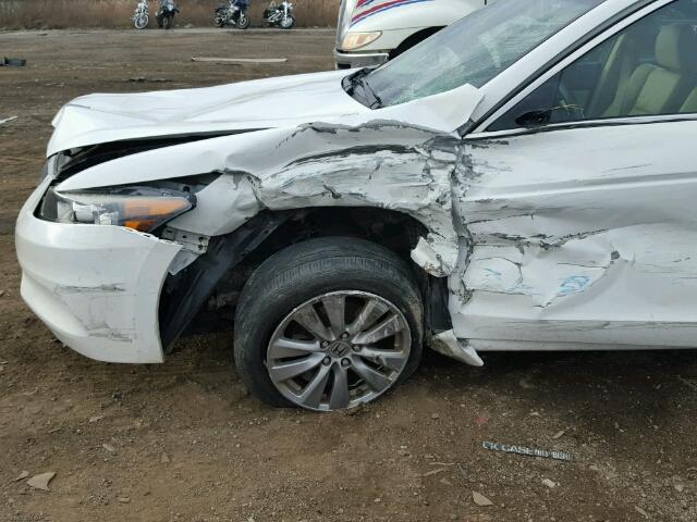 1HGCP2F80CA162793 - 2012 HONDA ACCORD EXL WHITE photo 9