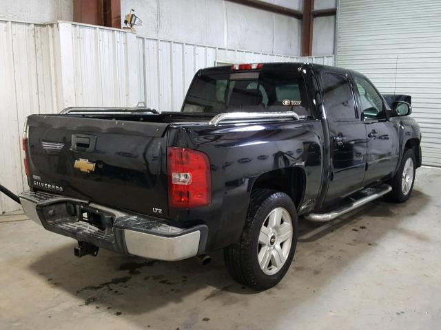 3GCEC13058G307136 - 2008 CHEVROLET SILVERADO BLACK photo 4