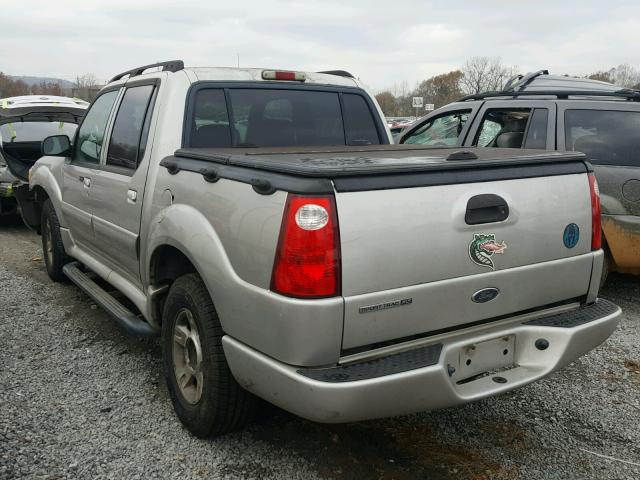 1FMZU67K14UB34838 - 2004 FORD EXPLORER S SILVER photo 3