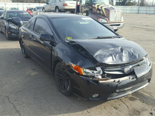 2HGFG21537H704714 - 2007 HONDA CIVIC SI BLACK photo 1