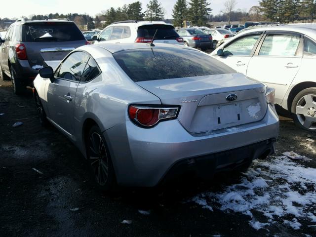 JF1ZCAB16E9602890 - 2014 SUBARU BRZ 2.0 PR GRAY photo 3