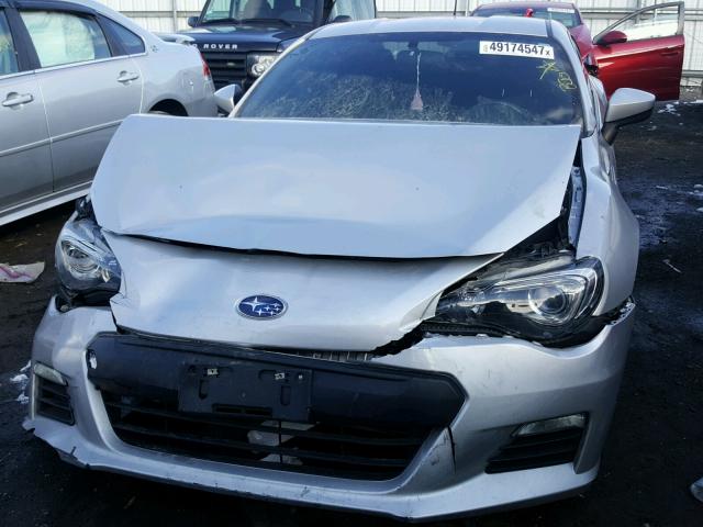 JF1ZCAB16E9602890 - 2014 SUBARU BRZ 2.0 PR GRAY photo 9