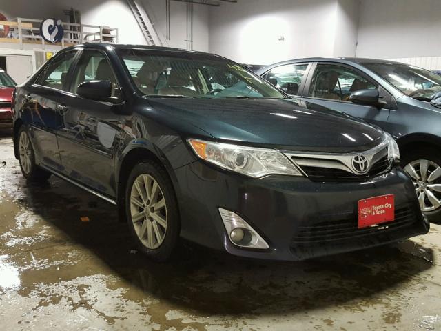 4T1BK1FK5CU522570 - 2012 TOYOTA CAMRY SE BLUE photo 1