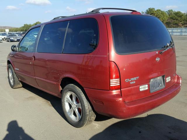 4N2ZN1113WD806872 - 1998 NISSAN QUEST XE BURGUNDY photo 3