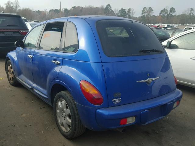 3C4FY58B03T591766 - 2003 CHRYSLER PT CRUISER BLUE photo 3