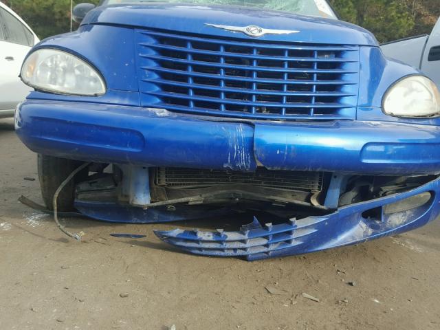 3C4FY58B03T591766 - 2003 CHRYSLER PT CRUISER BLUE photo 9