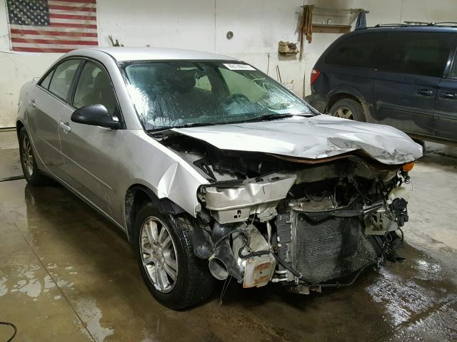 1G2ZG558864169476 - 2006 PONTIAC G6 SE1 SILVER photo 1