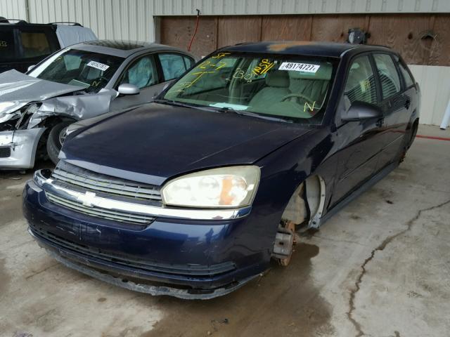 1G1ZT62885F116970 - 2005 CHEVROLET MALIBU MAX BLUE photo 2