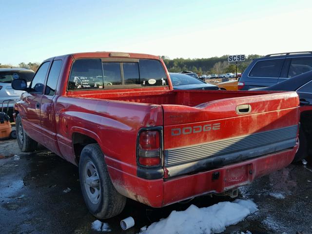 3B7HC13YXXG167926 - 1999 DODGE RAM 1500 RED photo 3