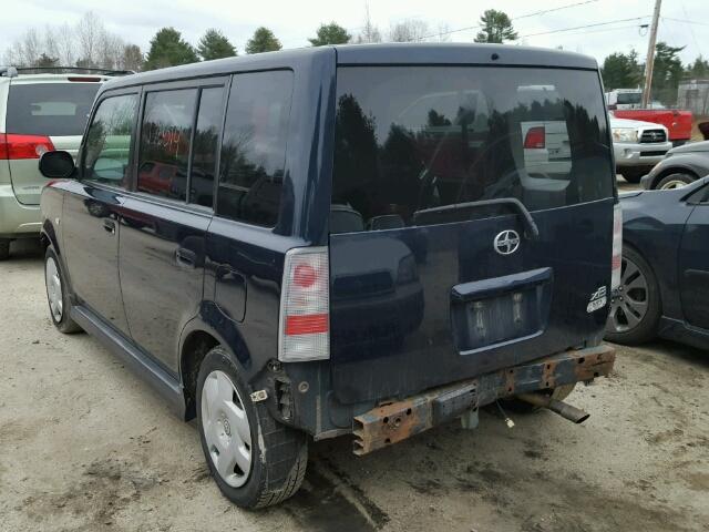 JTLKT334950174600 - 2005 TOYOTA SCION XB BLUE photo 3