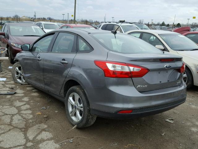 1FADP3F2XDL182565 - 2013 FORD FOCUS SE GRAY photo 3