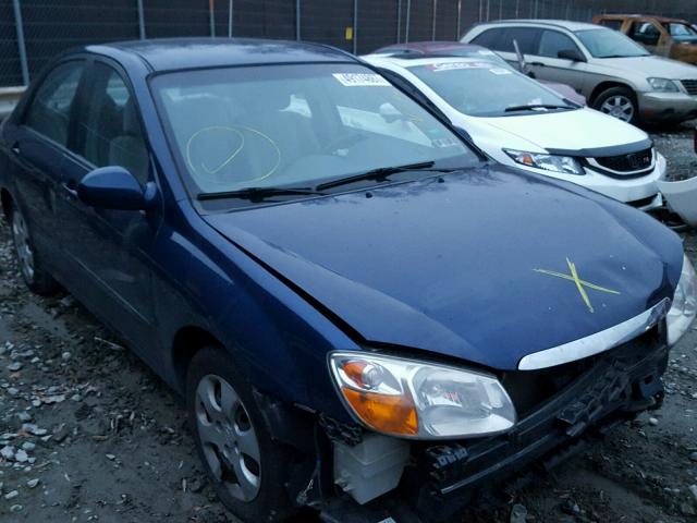 KNAFE122175435409 - 2007 KIA SPECTRA EX BLUE photo 1