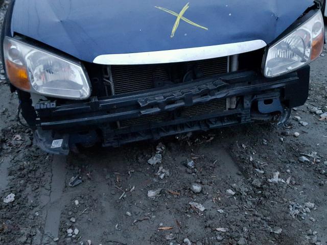 KNAFE122175435409 - 2007 KIA SPECTRA EX BLUE photo 9