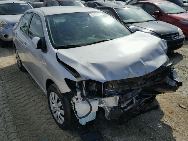 2T1BU4EE1CC787205 - 2012 TOYOTA COROLLA BA SILVER photo 1