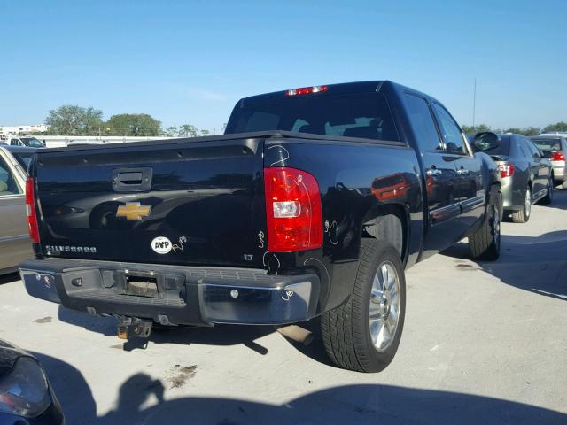 3GCPCSE01DG257843 - 2013 CHEVROLET SILVERADO BLACK photo 4