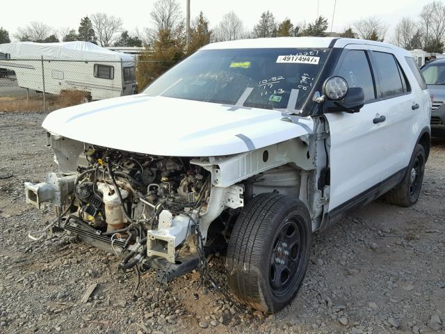 1FM5K8AR4HGB23472 - 2017 FORD EXPLORER P WHITE photo 2