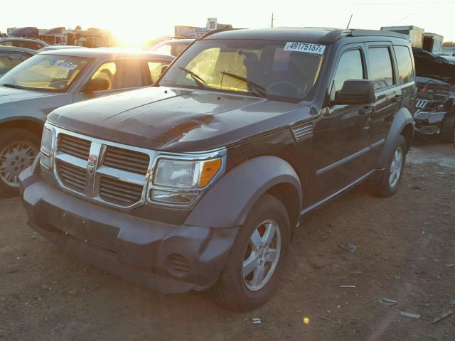 1D8GT28K58W201622 - 2008 DODGE NITRO SXT BLACK photo 2