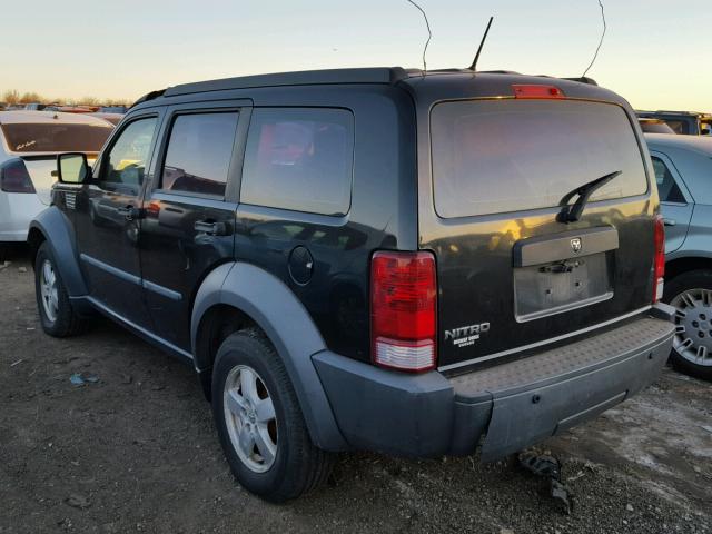 1D8GT28K58W201622 - 2008 DODGE NITRO SXT BLACK photo 3