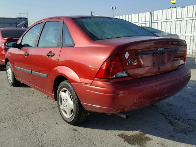 1FAFP33ZX3W209870 - 2003 FORD FOCUS LX RED photo 3