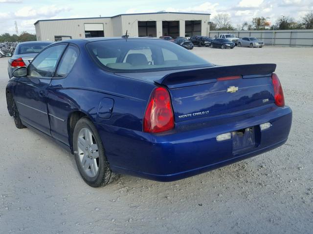 2G1WK15K479297075 - 2007 CHEVROLET MONTE CARL BLUE photo 3